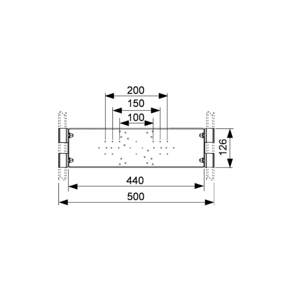 Монтажная пластина Tece TECEprofil для сантехнической арматуры 9020040 2 Монтажная пластина Tece TECEprofil для сантехнической арматуры 9020040 — изображение 2