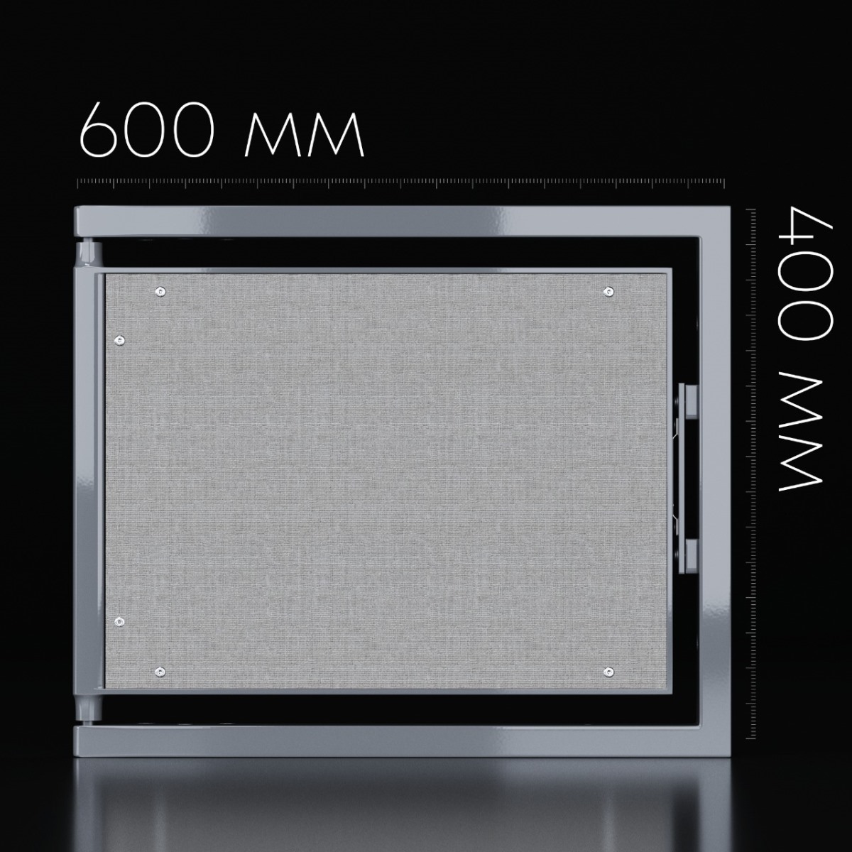 Люк одностворчатый Shagma 60х40 ревизионный под плитку ЛС600x400Г 5 Люк одностворчатый Shagma 60х40 ревизионный под плитку ЛС600x400Г — изображение 5