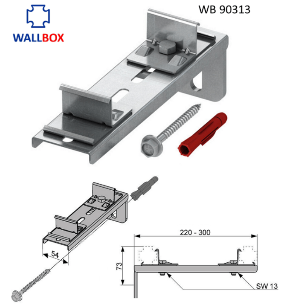 Крепление двойное Wallbox WB 90313 3 Крепление двойное Wallbox WB 90313 — изображение 3